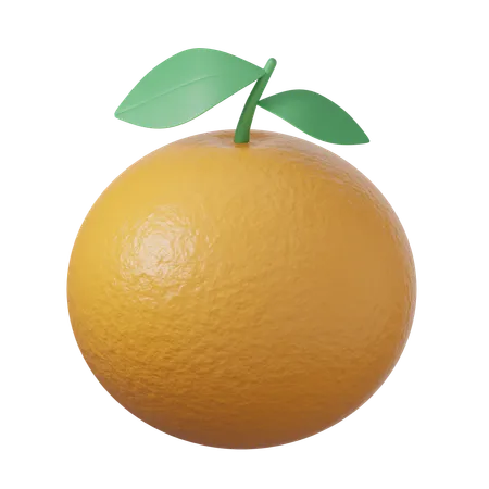 Laranja  3D Icon