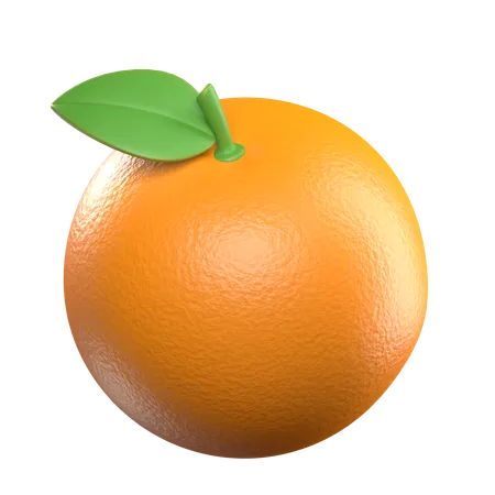 Laranja  3D Icon