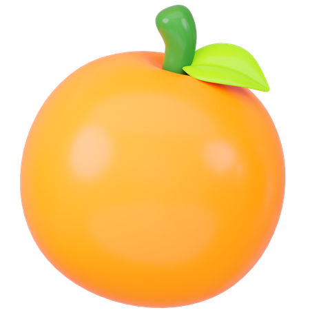 Laranja  3D Icon