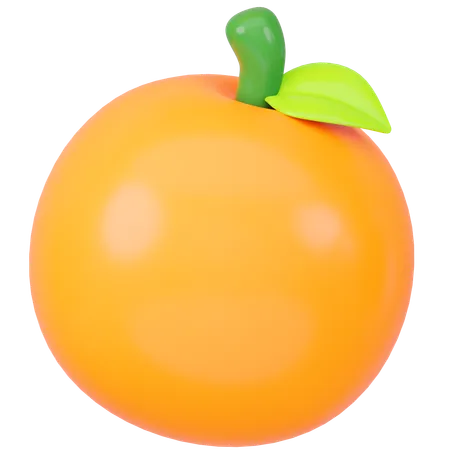 Laranja  3D Icon