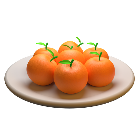 Laranja  3D Icon