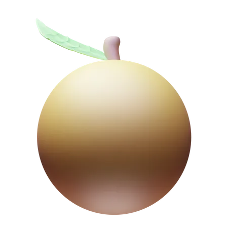 Laranja  3D Icon