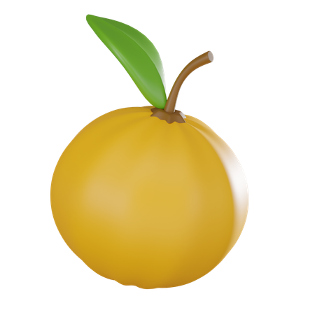 Laranja  3D Icon