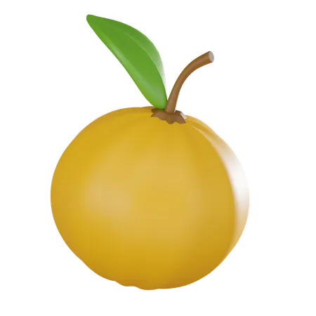 Laranja  3D Icon