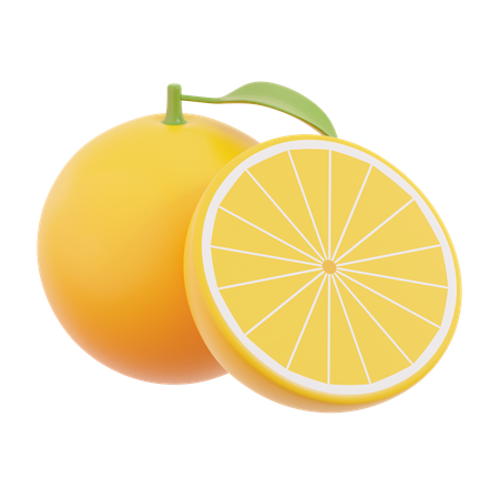 Laranja  3D Icon