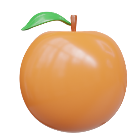 Laranja  3D Icon