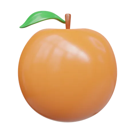 Laranja  3D Icon