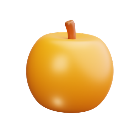 Laranja  3D Icon