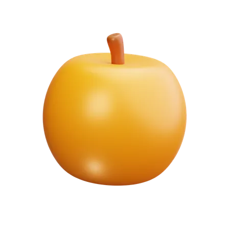 Laranja  3D Icon