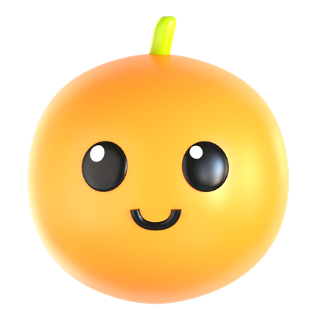 Laranja  3D Icon