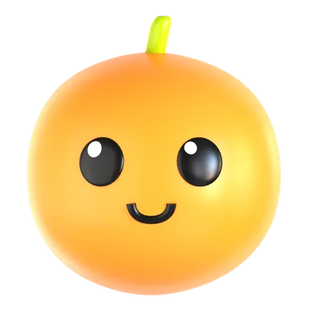 Laranja  3D Icon