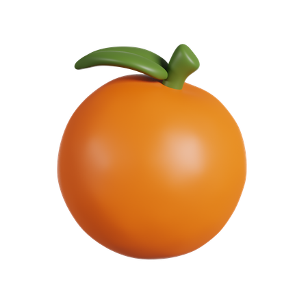 Laranja  3D Icon