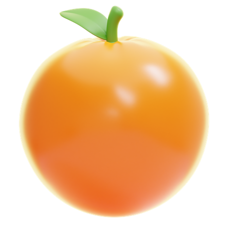 Laranja  3D Icon