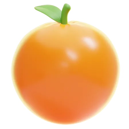 Laranja  3D Icon