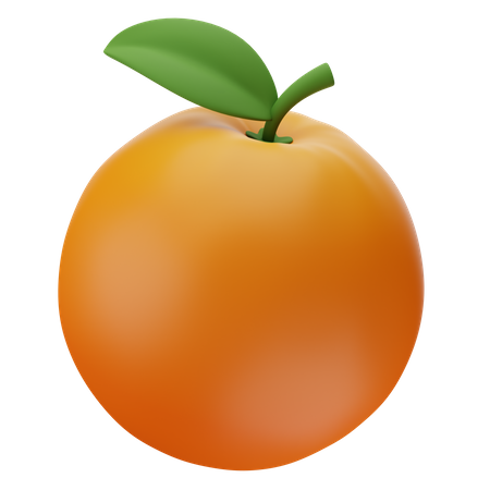 Laranja  3D Icon