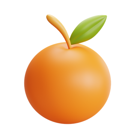 Laranja  3D Icon