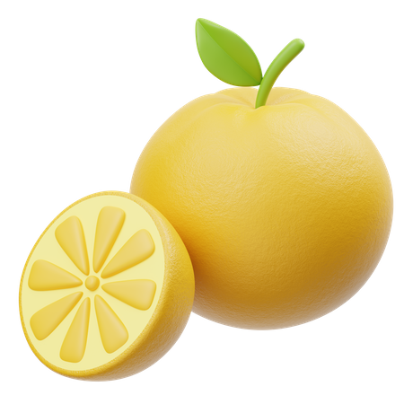 Laranja  3D Icon