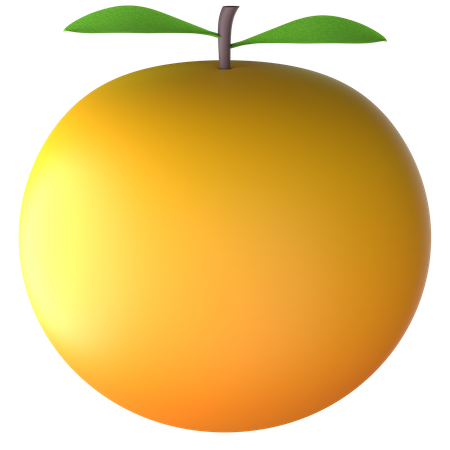 Laranja  3D Icon