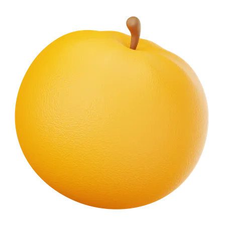 Laranja  3D Illustration