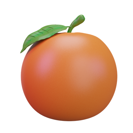 Laranja  3D Icon