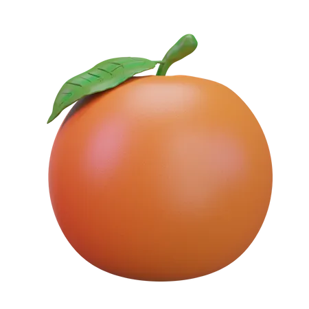 Laranja  3D Icon