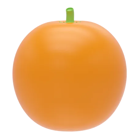 Laranja  3D Icon