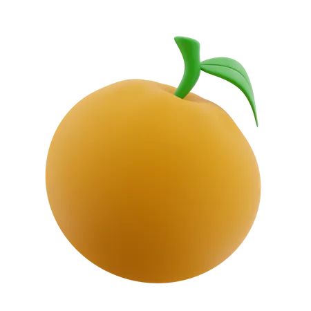 Laranja  3D Icon