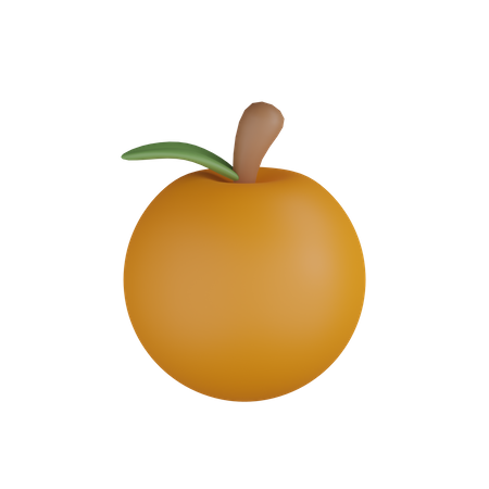 Laranja  3D Icon