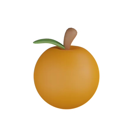 Laranja  3D Icon