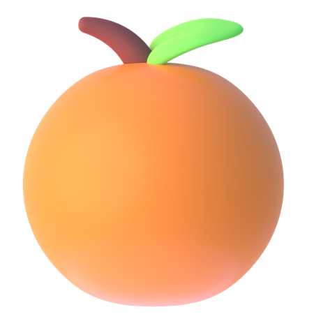 Laranja  3D Icon