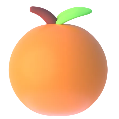 Laranja  3D Icon