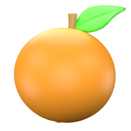 Laranja  3D Icon