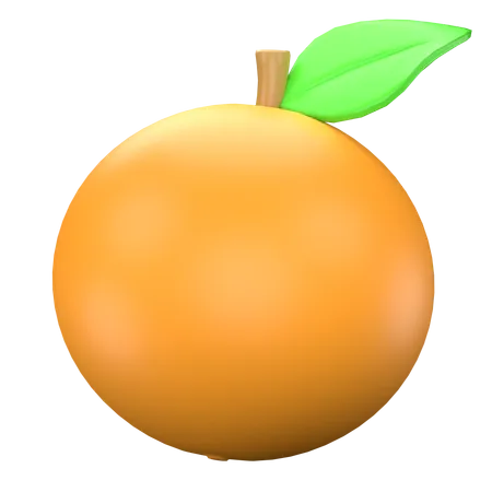 Laranja  3D Icon