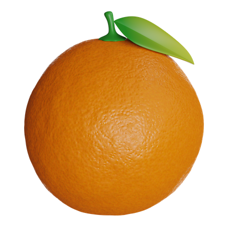 Laranja  3D Icon