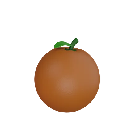 Laranja  3D Icon