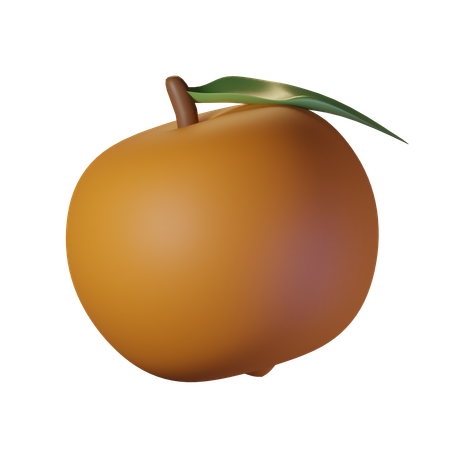 Laranja  3D Icon