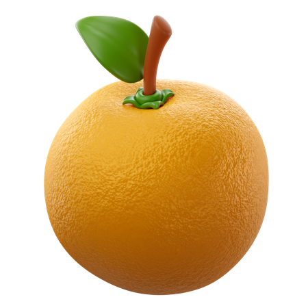 Laranja  3D Icon