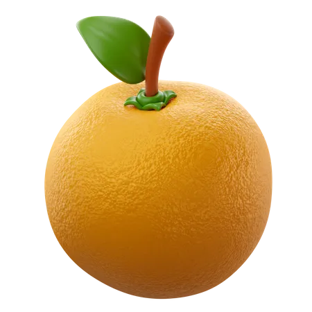 Laranja  3D Icon