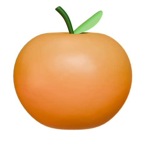 Fruta laranja  3D Icon