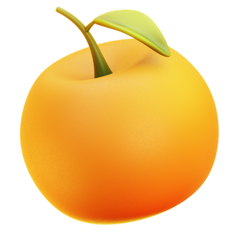 Fruta laranja  3D Icon