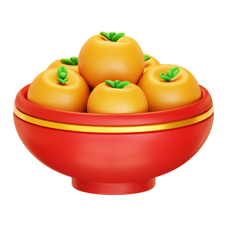 Fruta laranja  3D Icon