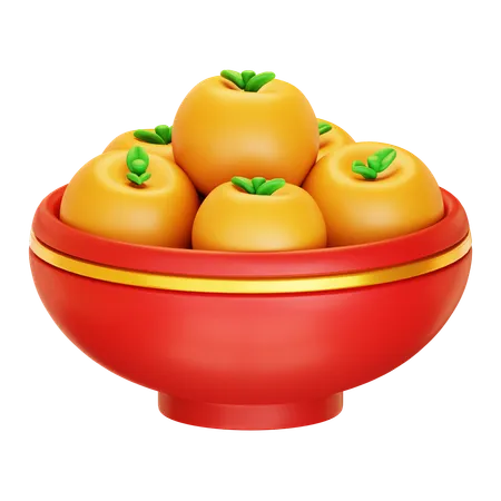 Fruta laranja  3D Icon