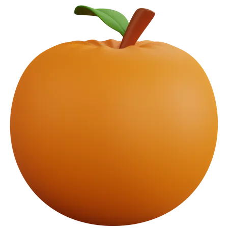 Fruta laranja  3D Icon