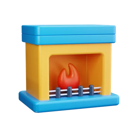 Lareira  3D Icon