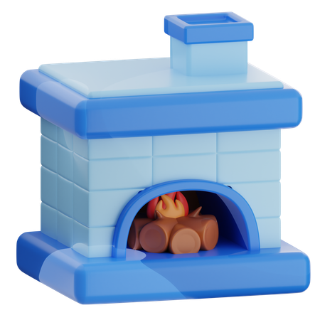 Lareira  3D Icon