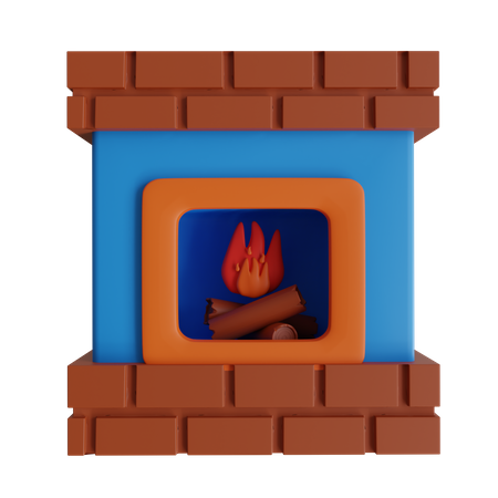 Lareira  3D Icon