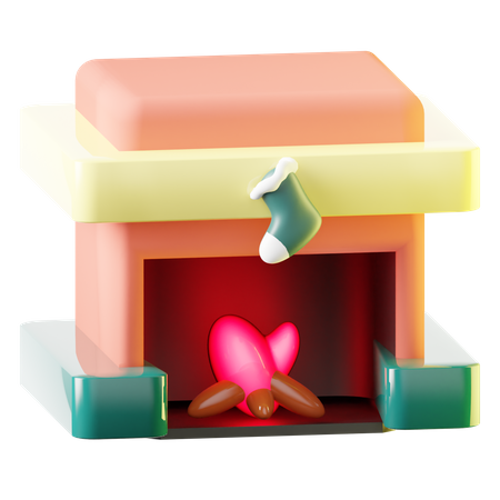 Lareira  3D Icon