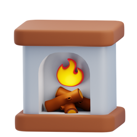 Lareira  3D Icon