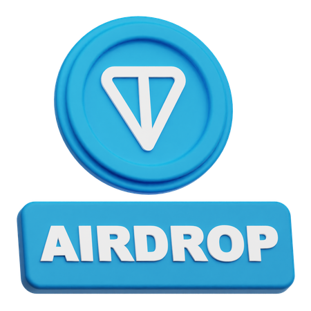 Largage aérien de toncoins  3D Icon