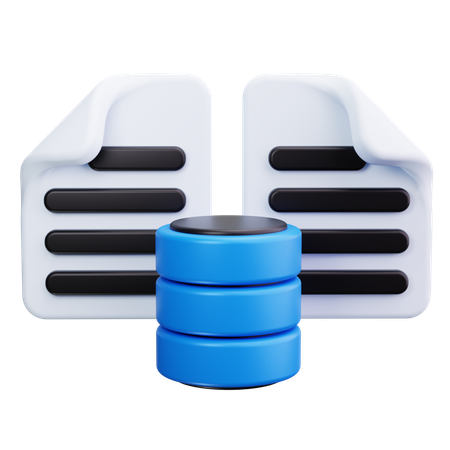 Large Dataset  3D Icon